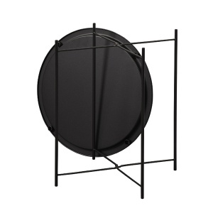 Pomoćni sto okrugli crni 40cm Kesper KSP24661 - Img 3