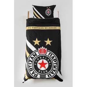 Posteljina set Partizan Zlato 2 dela 140x200cm