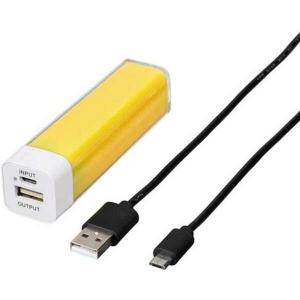 Power Pack napajanje HAMA mikro USB 2600 mAh žuti 124524