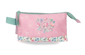 Prazna pernica sa 3 pregrade My Little Garden pink Movom 30.643.42