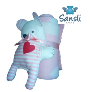 Prekrivač za bebe i igračka ROZE Sansli bt1938.1 - Img 3