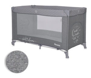 Prenosivi Krevet 1 Nivo Lorelli Noemi Cool Grey Star 10080542216