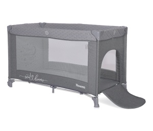 Prenosivi Krevet 1 Nivo Lorelli Noemi Cool Grey Star 10080542216 - Img 2