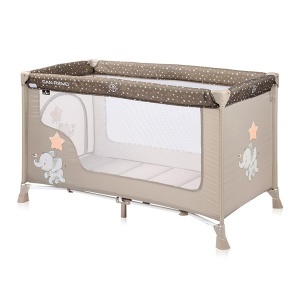 Prenosivi krevetac Beige Elephant Lorelli 10080502071 - Img 2
