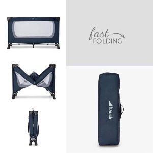 Prenosivi krevetac Dream n Play Plus Navy Hauck A047165 - Img 2