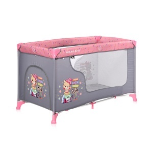 Prenosivi krevetac Moonlight Pink Travelling Lorelli 10080392046