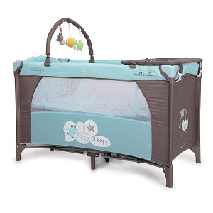 Prenosivi krevetić Cangaroo Sleepy 2u1 Blue CAN6617B