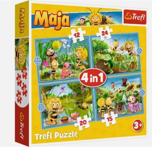 Puzzle 4 u 1 Pčelica Maja
