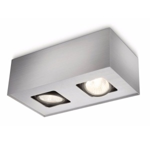 Reflektorska lampa Tempo plate/spiral aluminium Philips 56232/48/16
