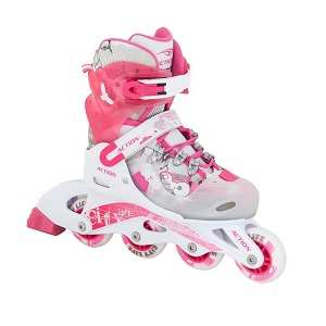 Roleri PW-116AE-G1 roze XS vel 26-29 3090129
