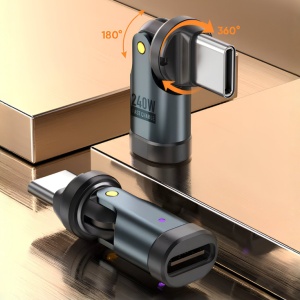 Rotirajuci USB-C adapter, PD240W, 480Gbps UAD/C-C-540