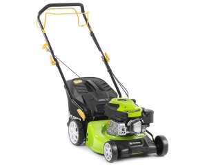 Samohodna benzinska kosilica za travu Fieldmann FZR 4210-B zelena 127cm³ - Img 2