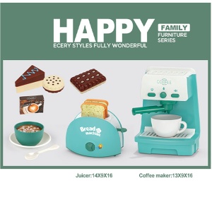 Set aparat za kafu i toster sa svetlosnim i zvučnim efekte Happy Family 110477 - Img 2
