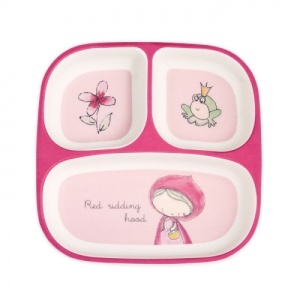 Set činija sa pregradama za decu Crvenkapa BigBamBoo BB202-1