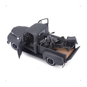 Set Ford F-1 pikap i Harli Dejvidson motor 1:24 Maisto 53131 - Img 2