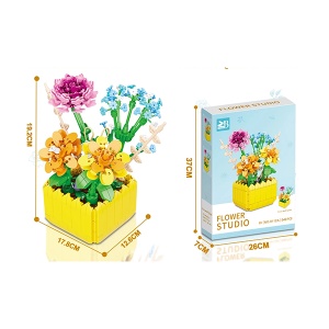 Set kockica cvet Ruža Multiflora 549 delova 58435 - Img 2
