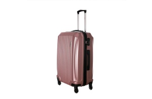 Set kofera 3/1 Enova Sevilla 55/65/75cm ABS sa 4 točkića (rose gold) zlatno roze - Img 2