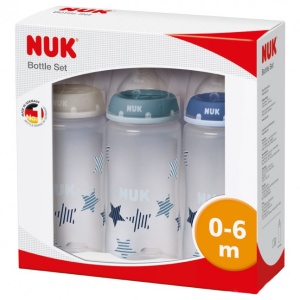 Set plastičnih flašica za bebe 3 kom Nuk 225121 - Img 2