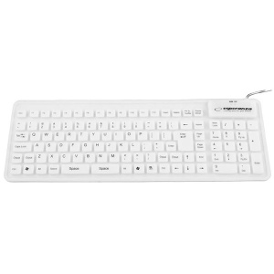 SILIKONSKA USB tastatura ESPERANZA WHITE EK126W - Img 3