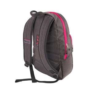 Školski ranac Pulse Solo Gray Pink 44x29x18cm - Img 2