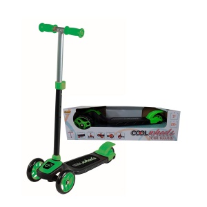 Skuter trotinet COOL WHEELS zeleni sa tri točka twist fr57881 38224