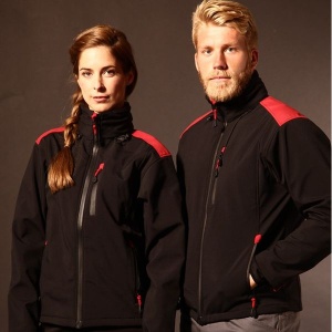 Softshell jakna crno crvena XL Dante Lacuna 25961 - Img 2
