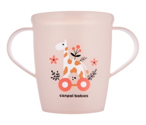 Šolja sa Drškama 250ml Koralna Canpol Babies Toys 2/101_pin
