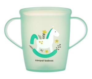 Šolja sa Drškama 250ml Zelena Canpol Babies Toys 2/101_gre