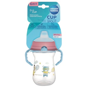 Šolja Sa Silikonskim Kljunom 250ml Plava Canpol Babies Bonjour Paris 56/613_blu - Img 2