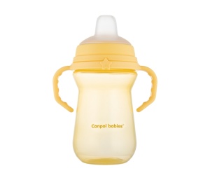 Šolja Sa Silikonskim Kljunom 250ml Žuta Canpol Babies 56/615_yel