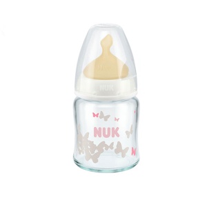Staklena flašica 120ml kaučuk S1 Nuk First Choice+ / 747076