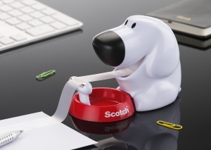 Stalak za lepljivu traku Scotch "DOG"+ 1x Magic tape - Img 2