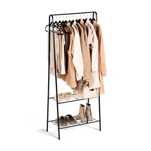 Stalak za odeću sa 2 police 60x35x153cm Vilde 568004