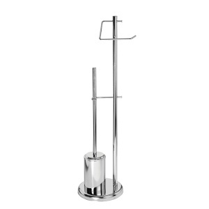 Stalak za Toalet papir sa WC četkom Hrom AWD 02070185