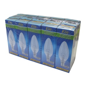 Standardna bistra sveća Elit B35 40W E1410 kom ELF820