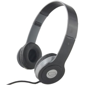 Stereo slušalice s mikrofonom ESPERANZA TECHNO BLACK EH145K