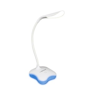 Stona lampa bela Mimosa Esperanza ELD105W