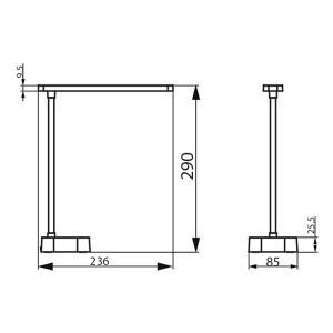 Stona lampa Tilpa DSK212 PT 5W 5000K W USB 02 Philips PH077 - Img 2
