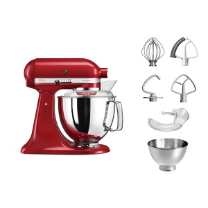 Stoni mikser sa dodacima jabuka crvena KITCHENAID KA5KSM175PSECA - Img 3