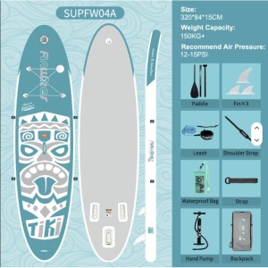 SUP daska na naduvavanje FunWater Tiki FW04A 320x84x15cm