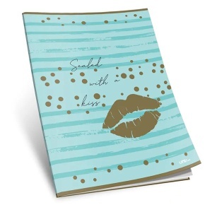 Sveska Sealed with a kiss A4 meki povez na linije UNL-0748l