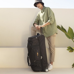 Torba putna sa točkićima 2 odeljka 83x39x36 cm eko tekstil 116l/3,4 kg Week Eco - Img 10