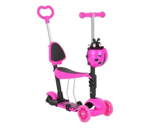Trotinet 5u1 roze BBO Giga S979CPIN