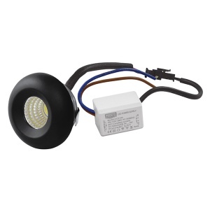 Ugradna LED lampa 3W dnevno svetlo Prosto LUG-3320/BK-3/W - Img 3