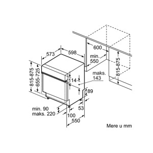 Ugradna mašina za pranje sudova 60cm Serija 2 Bosch SMI2ITS33E - Img 4