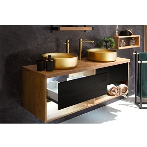 Umivaonik Lux Art CL301 41x41x12,5cm gold matt 300305 - Img 4