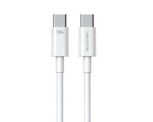 USB-C kabl WeKome WDC-182, 100W, 1m, beli