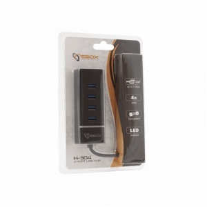 USB Hub 4 porta H304 SBox 956 - Img 2