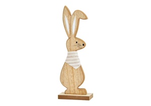Uskršnja dekoracija Stand Bunny Wood 21cm 039733