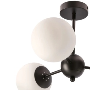 Viseća Lampa Crna 3x40W E14 Calari 15028